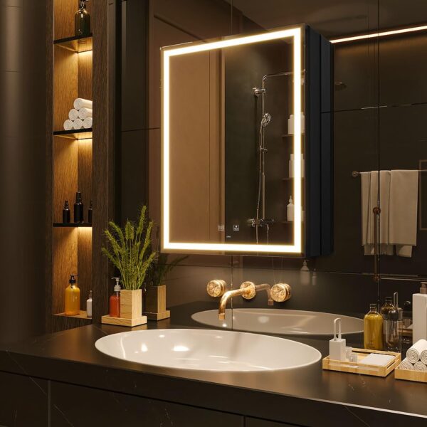 LED Mirror - Medicine Cabinet Style